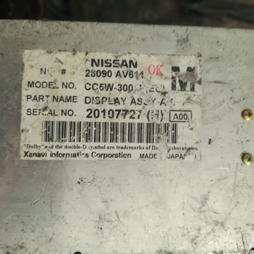Nissan Primera P12 Display (2001-2007) used, 28090 AV611