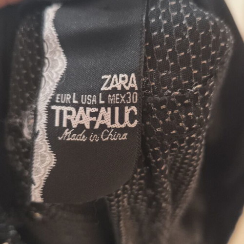 Zara leopard metallic pants refurbished with sequins