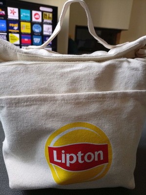 Lipton collectible set new with bag, bottle and food container