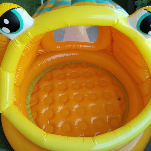 Intex Lazy Fish Shade Baby Pool used inflatable
