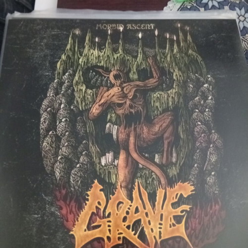 Grave vinyl record, metal