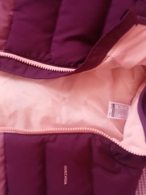 Decathlon purple jacket for 4-5 years old