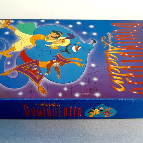 Domino Lotto Disney Aladdin 1992 Clementoni new