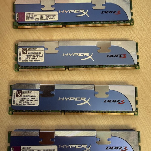Kingston HyperX DDR3 8 GB Kit 4x2 GB Modules 1333 MHz