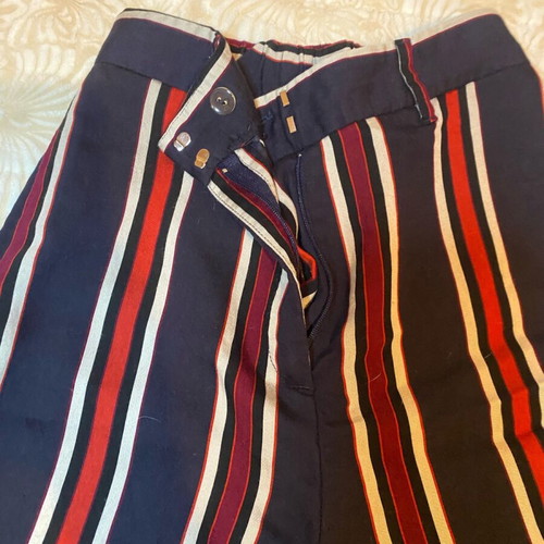 H&M fabric pants used, size XS, slightly tightened waist