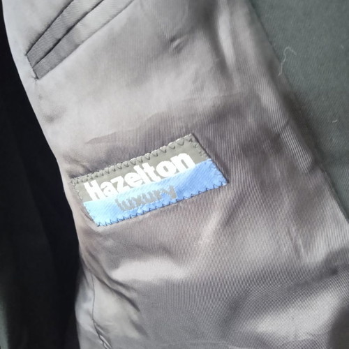 Men's suit used, dark blue, summer fabric, size 48