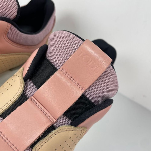 Tod's leather sneakers used, size 38.5, multicolor