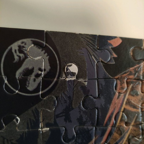 Jurassic puzzle glowing lights used