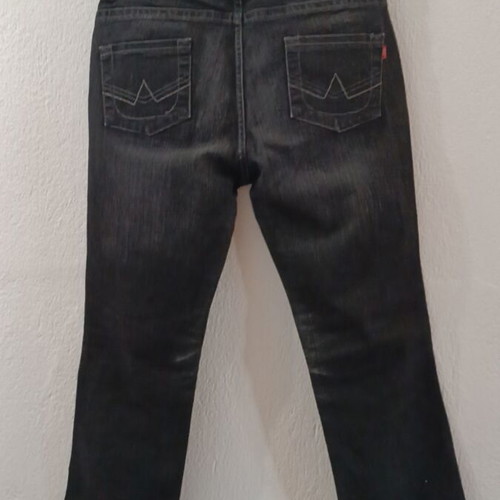 Black denim pants, size 40