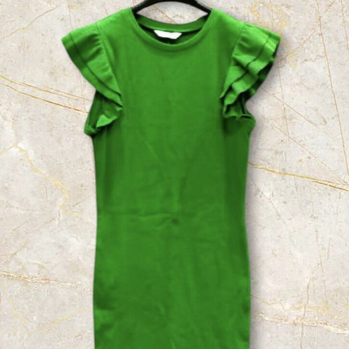 Only fitted summer dress size M, like new, green