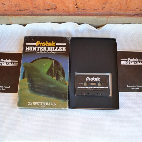 Sinclair ZX Spectrum 48K Hunter Killer cassette used