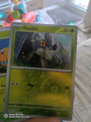 Pokemon Nymble (PAR 014) like new, Paradox Rift Holo