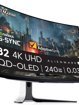 Alienware AW3225QF QD-OLED монитор като нов