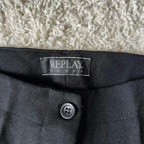 Replay classic pants unused, black, size 32