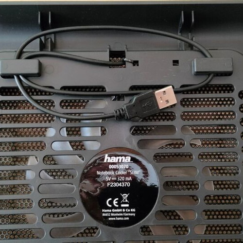 HAMA 53070 Laptop Cooling Stand Black Edition for up to 17.3"