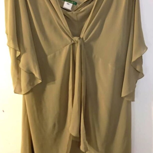 Semi-transparent jacket and pants set like new, green, size Large/XLarge