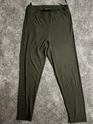 Khaki women's leggings large like new, barely worn