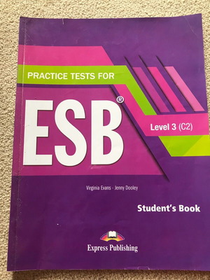 ESB Practice Tests Level 3 (C2) student’s book used for Proficiency