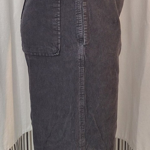 Stradivarius black wide corduroy jeans used, size M 38 10