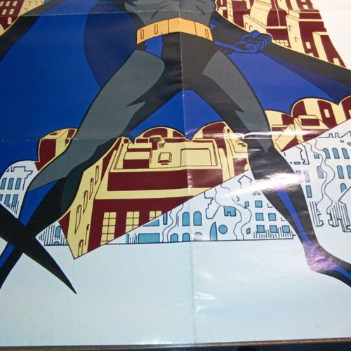 Batman poster used, vintage