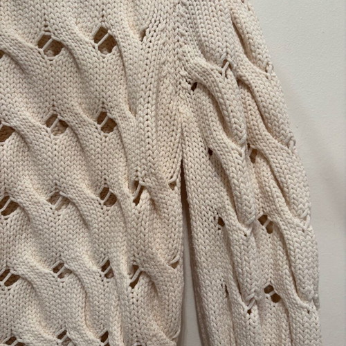 Zara knitted cream sweater size S used