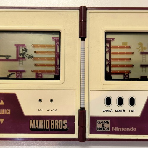 Nintendo Game & Watch Mario Bros. MW-56 Multi Screen used, functional