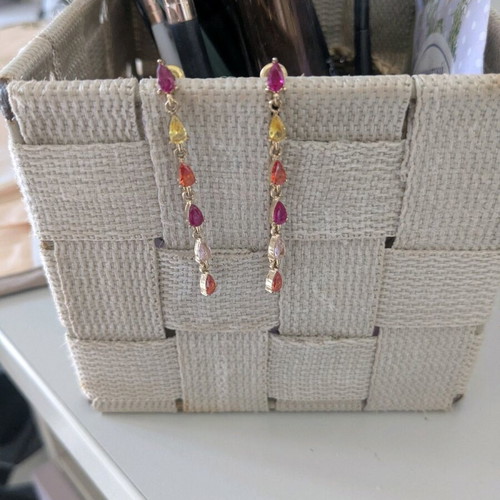 Earrings long, new