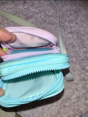 Lazy Wave H&M crossbody bag like new, blue and pink