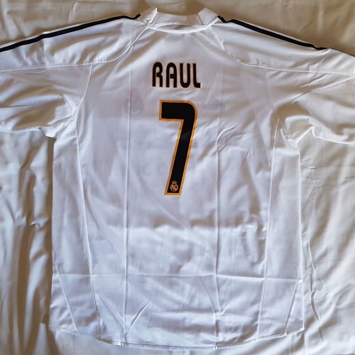 Φανέλα ποδοσφαίρου Real Madrid 2004-2005 Raul #7 καινούργια, μέγεθος Large
