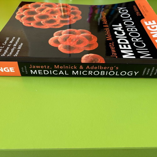 Jawetz Melnick & Adelberg's Medical Microbiology 27th Edition like new