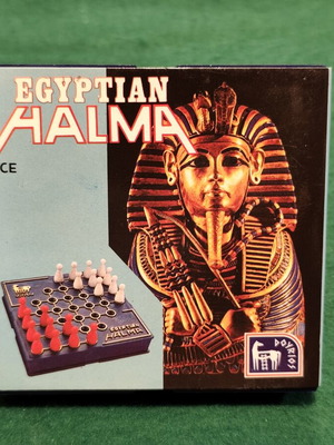 Egyptian Halma 1984 board game by Dourios, vintage