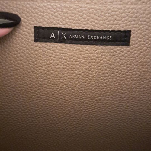 Armani Exchange large handbag in taupe color new