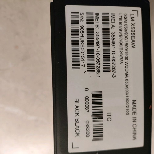 Smartphone LG Q60 64GB Dual SIM like new, black