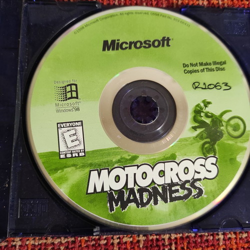 Motocross Madness Pc game Microsoft 1998 σαν καινούργιο, μόνο το Cd