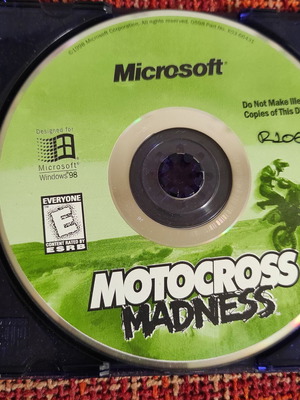 Motocross Madness Pc game Microsoft 1998 σαν καινούργιο, μόνο το Cd