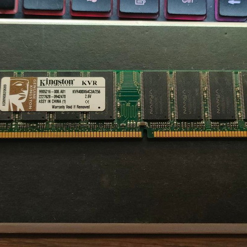 Kingston ValueRAM 256MB DDR 400MHz CL3 RAM like new