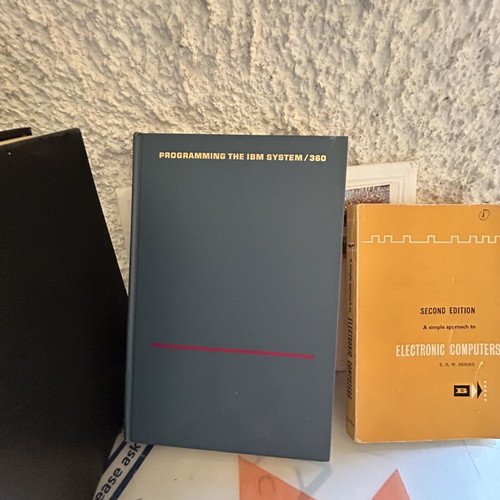 Rare vintage economics and computing books 1940-1965, used, English