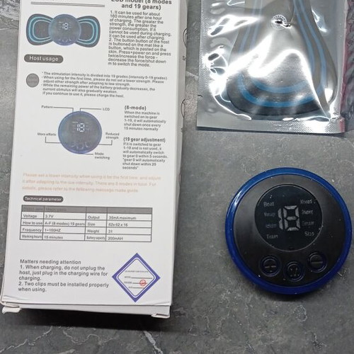 Ems Massage Device new, portable with 8 modes and USB recharge