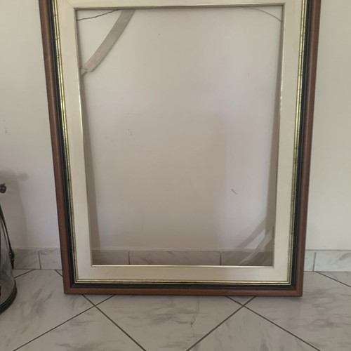 Wooden picture frame like new, 78x98 cm