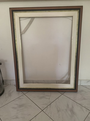Wooden picture frame like new, 78x98 cm