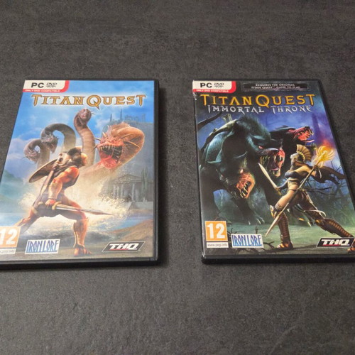 Titan Quest & Titan Quest Immortal Throne package used, PC game