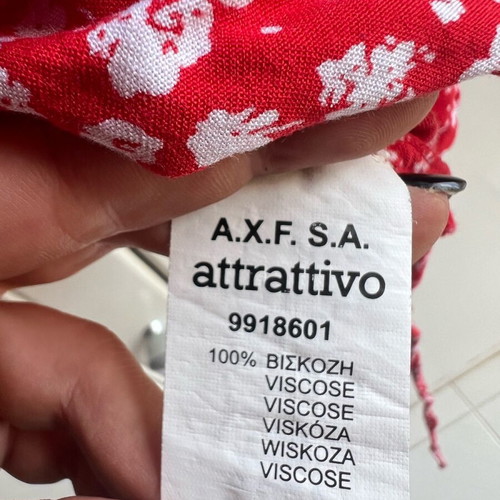 Attrattivo sleeveless blouse red like new, size L
