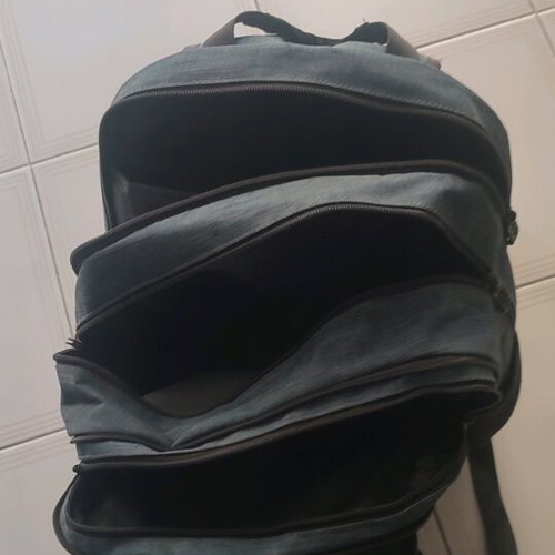 Polo backpack like new, blue, shoulder bag for student