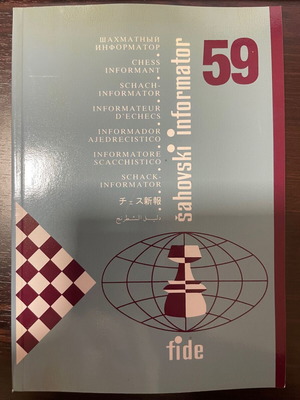 Chess Informant No.59 like new, chess