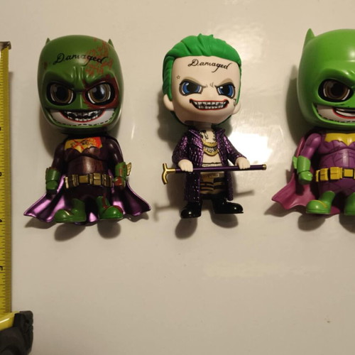 Hot Toys Cosbaby Suicide Squad 3 Joker figures used without packaging