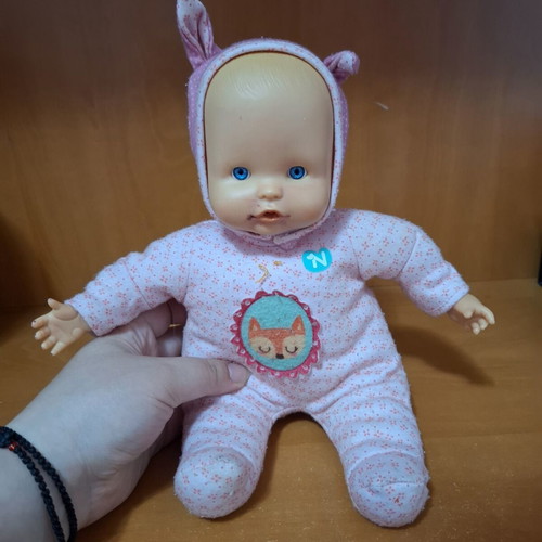 Giochi Preziosi Nenuco Soft Doll 30cm used, pink outfit