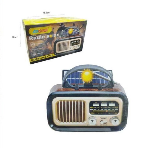 Andowl Solar Table Radio Q-SY721 new