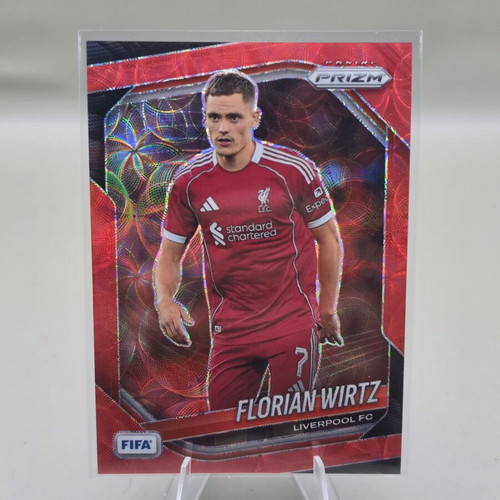 2025-26 Panini Prizm FIFA Florian Wirtz Choice Red /88 card
