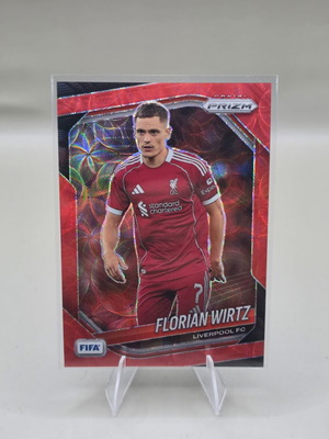 2025-26 Panini Prizm FIFA Florian Wirtz Choice Red /88 card