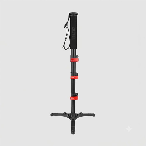 Zhiyun TransMount Telescopic Monopod with Tripod Feet and Extension Grip like new